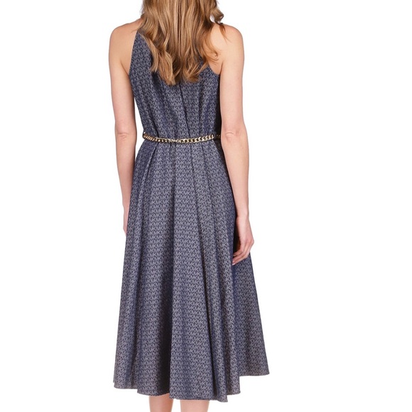 Michael Kors Dress Brand New - detailed with a signature print , chain neckline - Picture 4 of 5